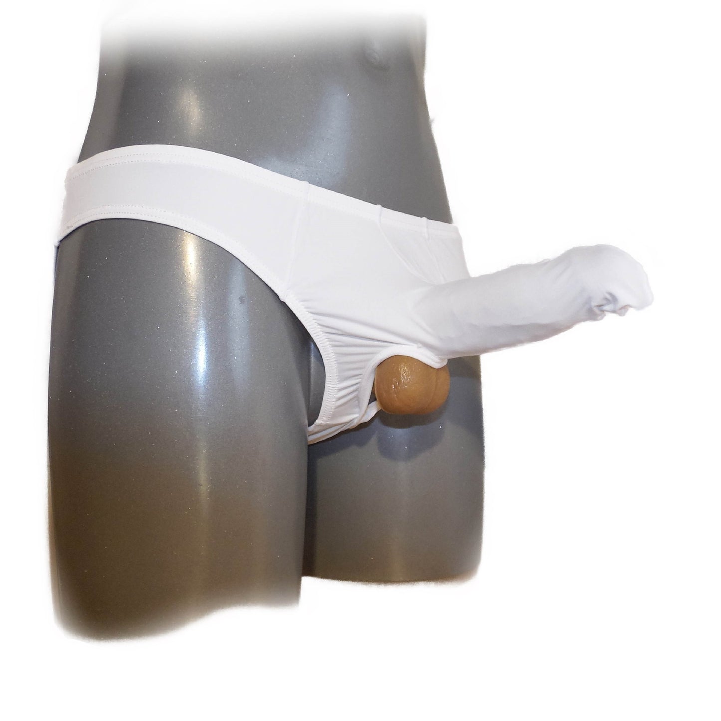 Rüsselslip mit freien Hoden