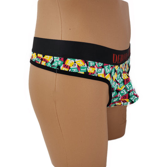 Herren String mit schwarzem Rand