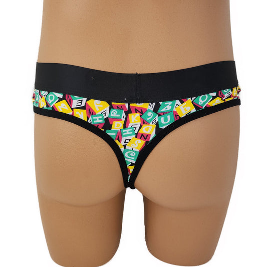 Herren String mit schwarzem Rand