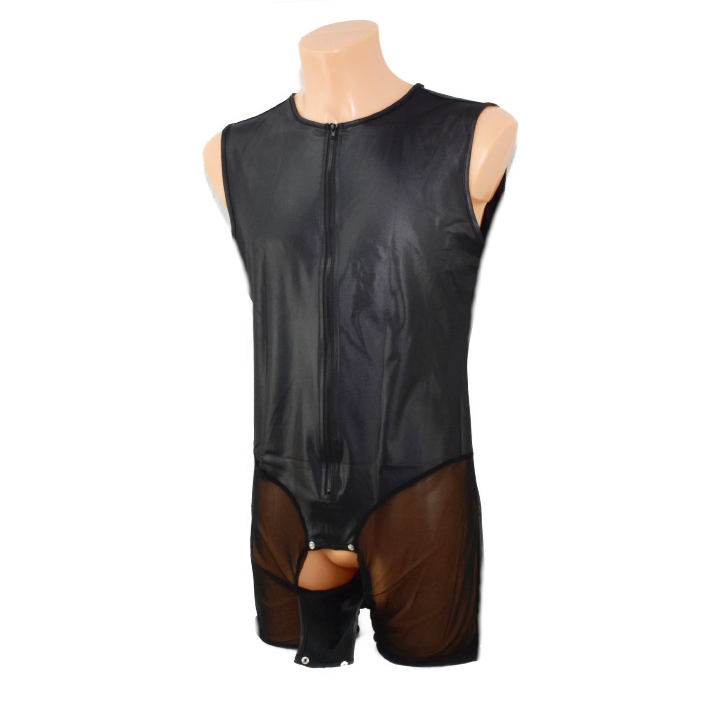 Lederbody PU vorne zum öffnen mit Netz