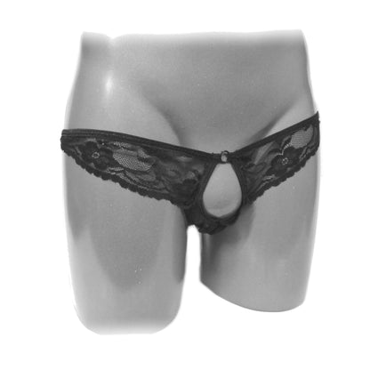 Slip mit Spitze - Thong Menstring