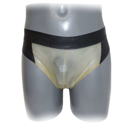 Latex underwear rubber fetish slip for men