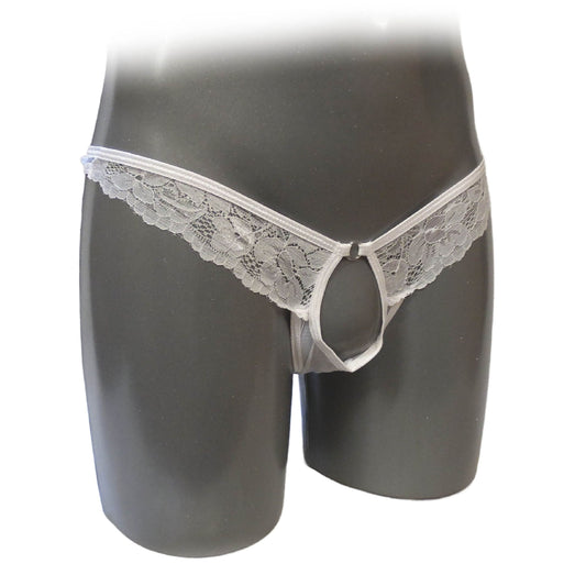 Slip mit Spitze - Thong Menstring