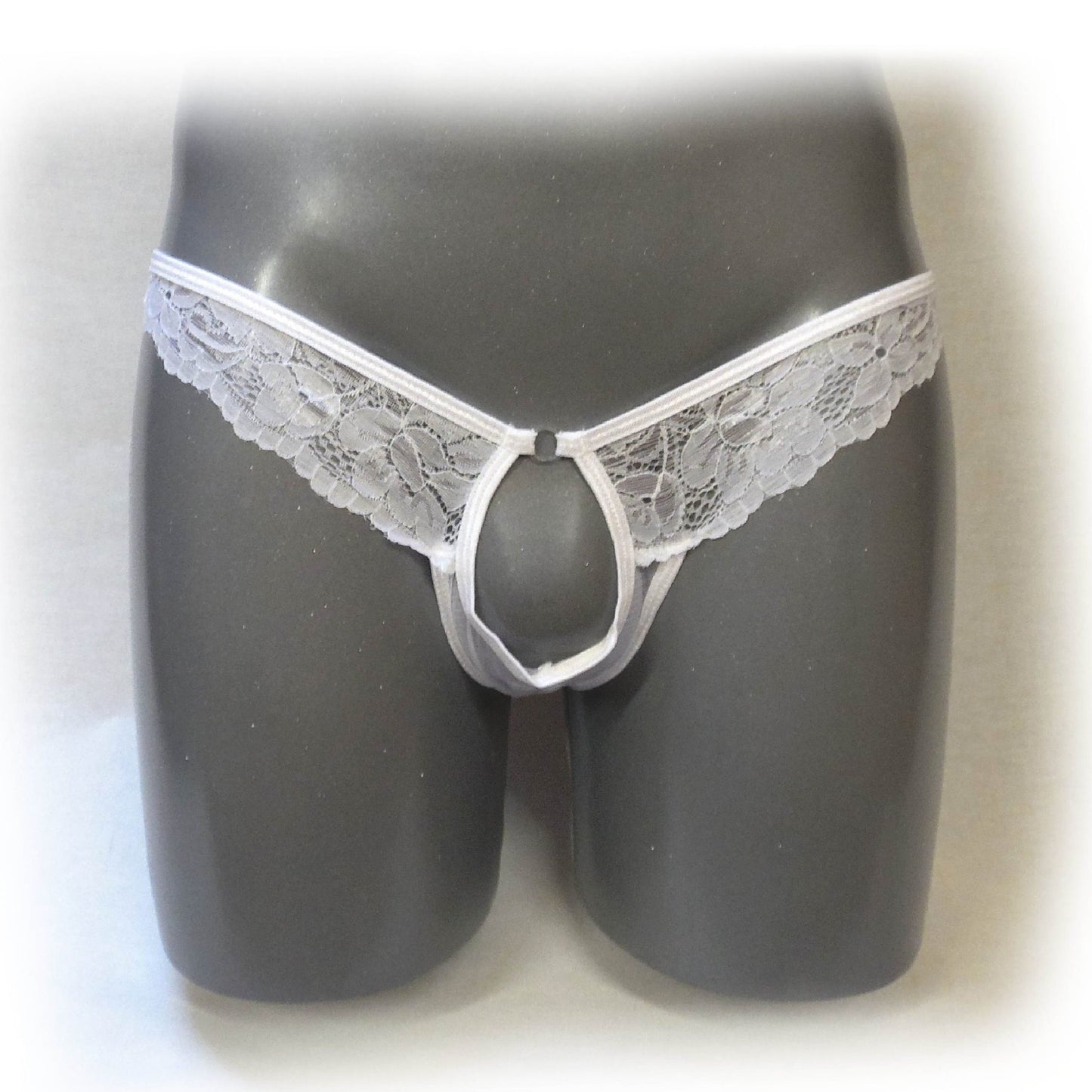 Slip mit Spitze - Thong Menstring