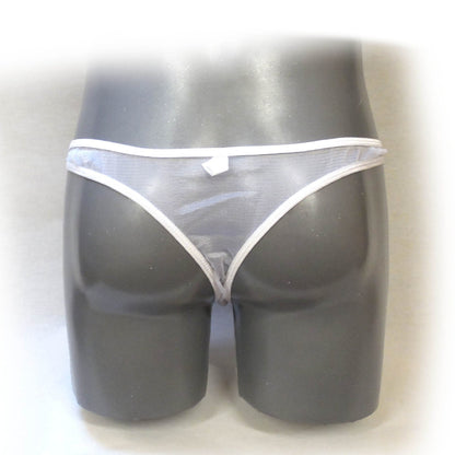 Slip mit Spitze - Thong Menstring