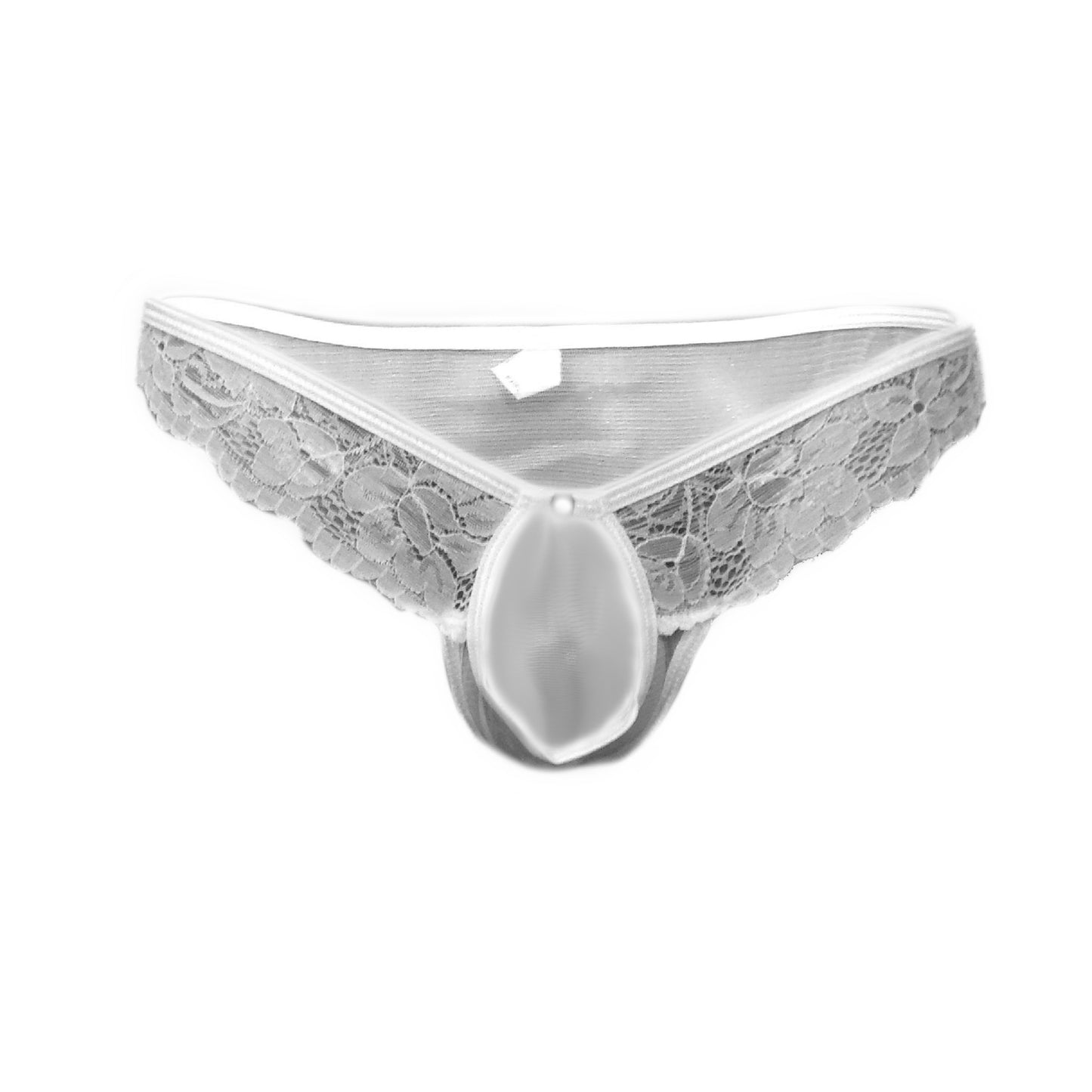 Slip mit Spitze - Thong Menstring