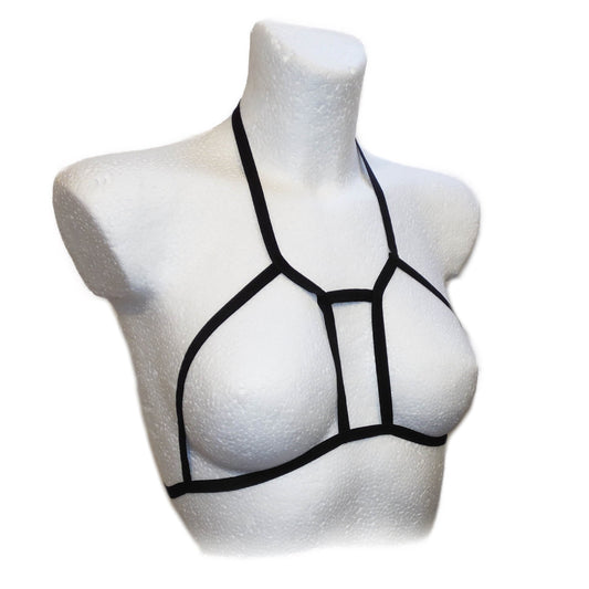 Bras Black Harness