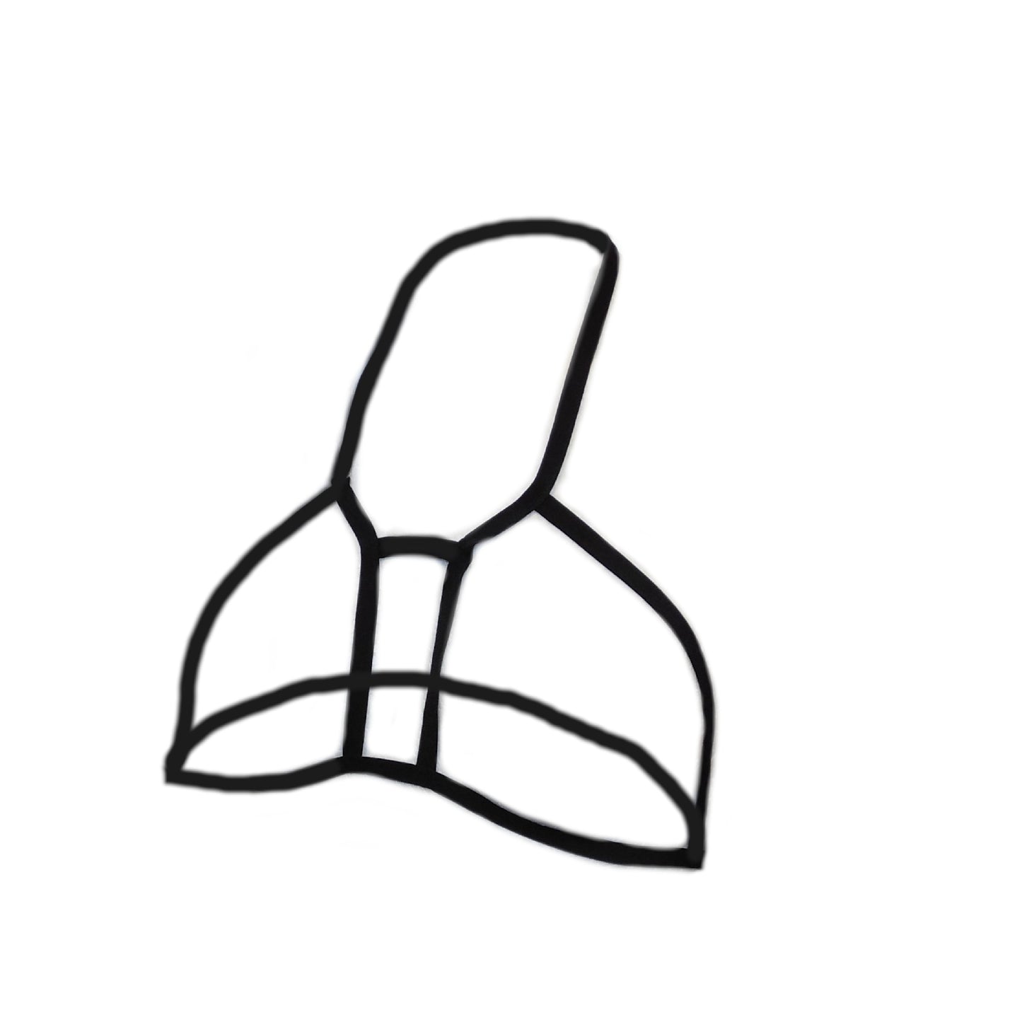 Bras Black Harness