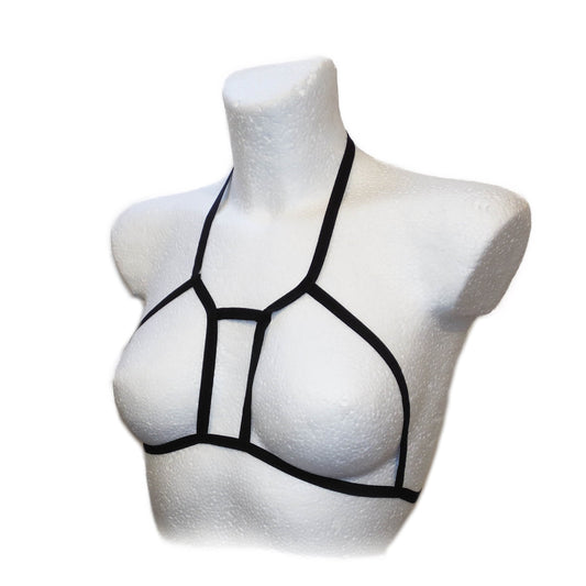Bras Black Harness