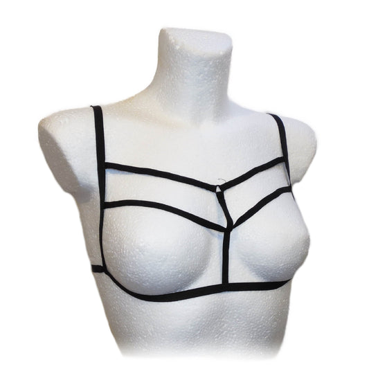 Bras Black Harness