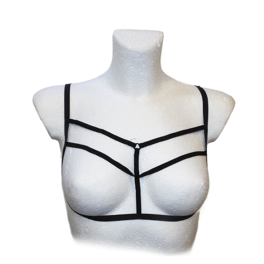 Bras Black Harness