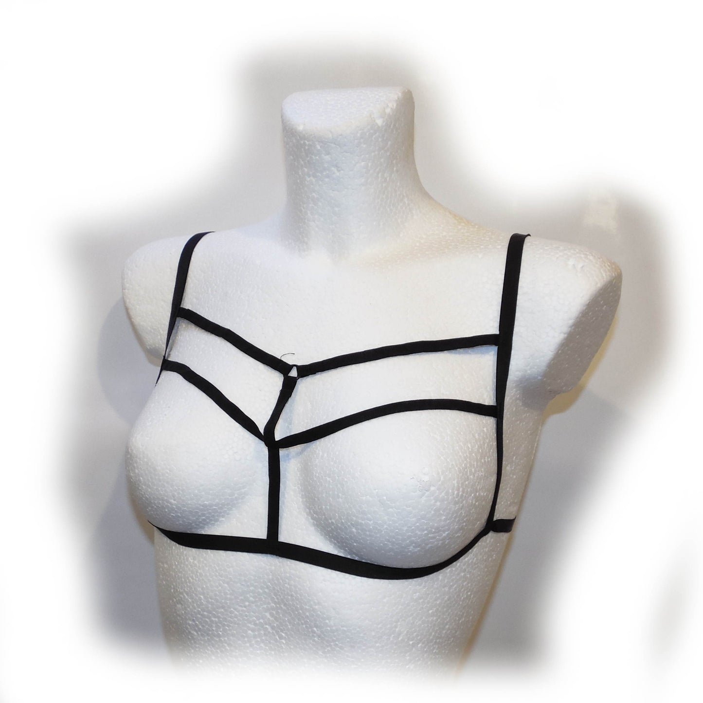 Bras Black Harness