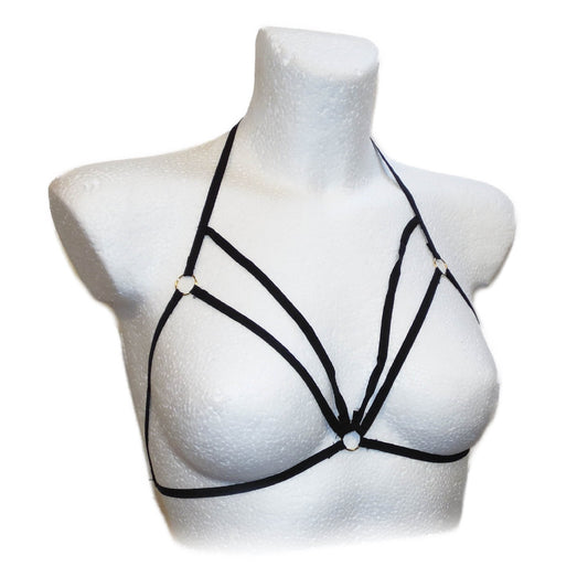 Bras Black Harness