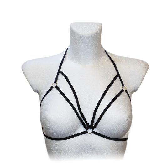 Bras Black Harness