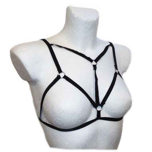 Bras Black Harness