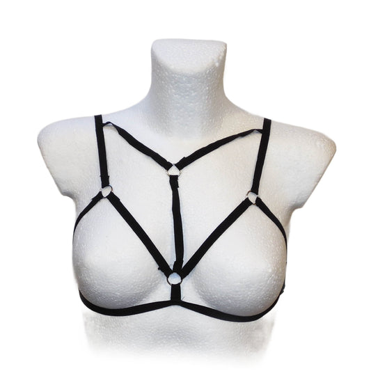 Bras Black Harness
