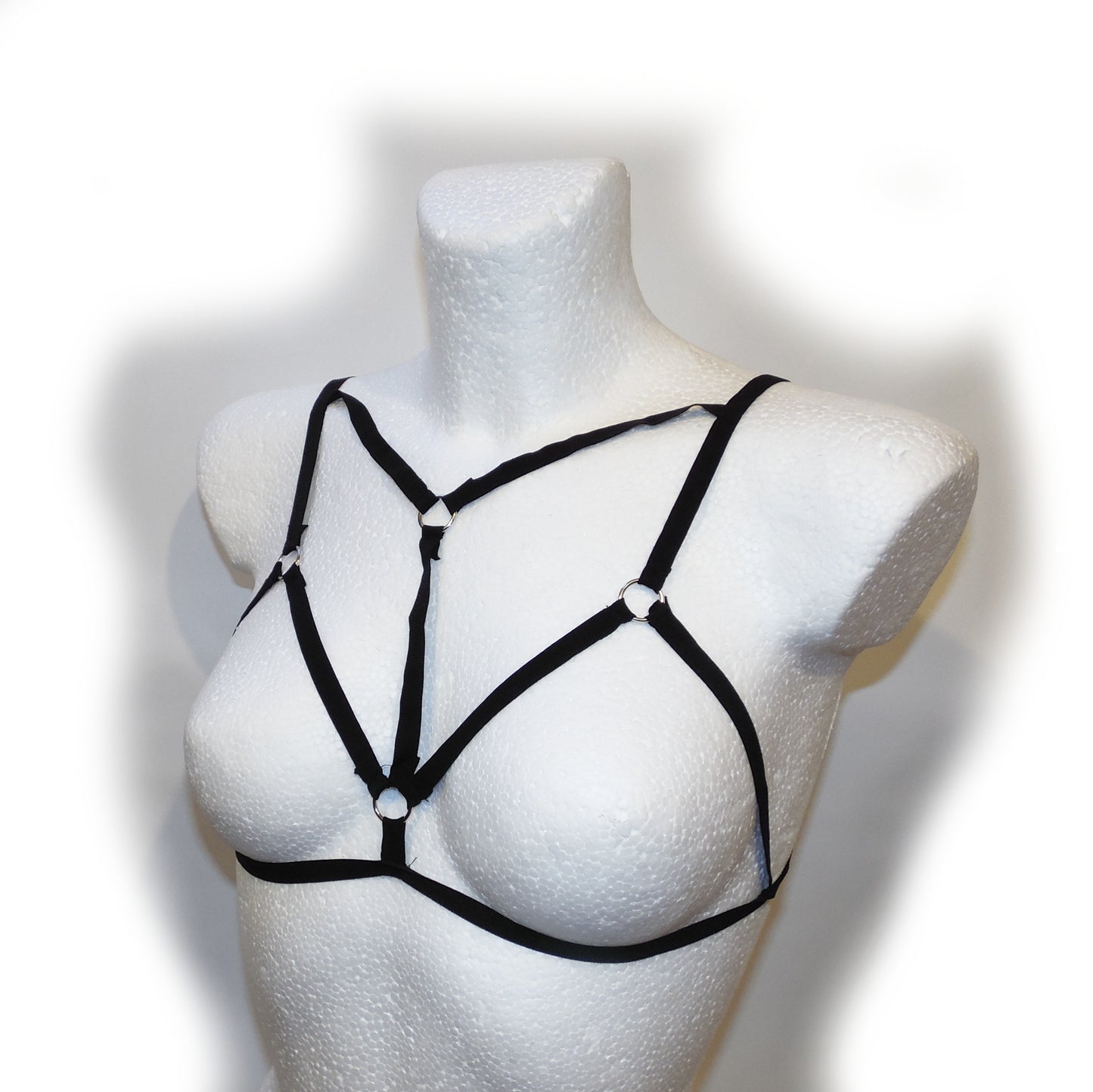 Bras Black Harness