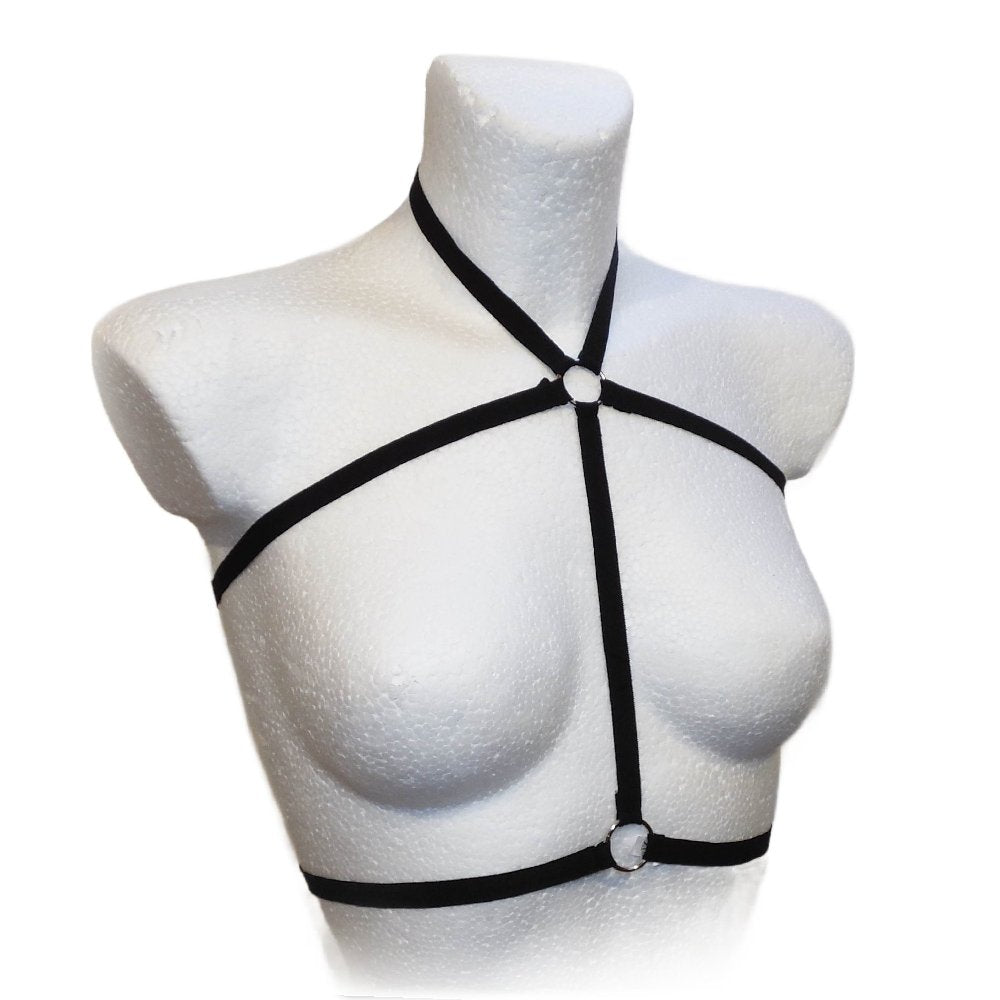 Bras Black Harness