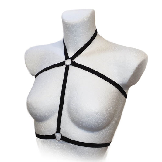 Bras Black Harness