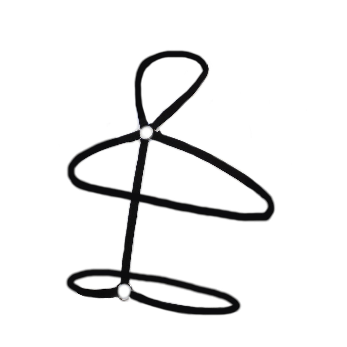 Bras Black Harness
