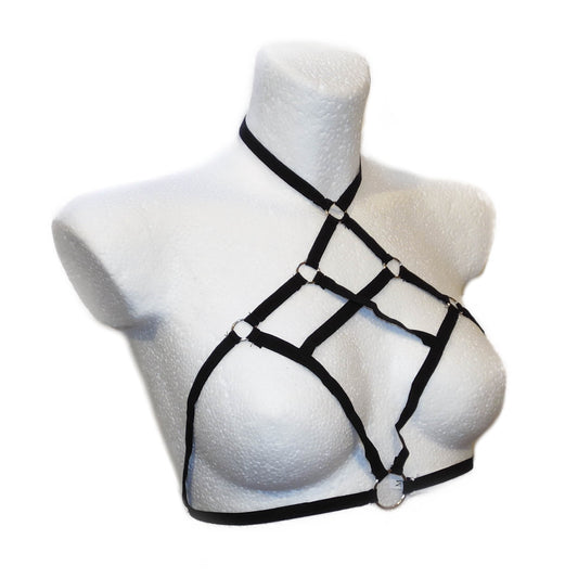 Bras Black Harness
