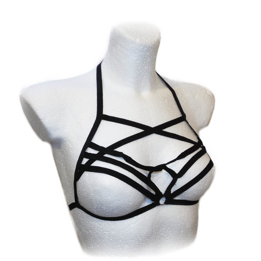 Bras Black Harness