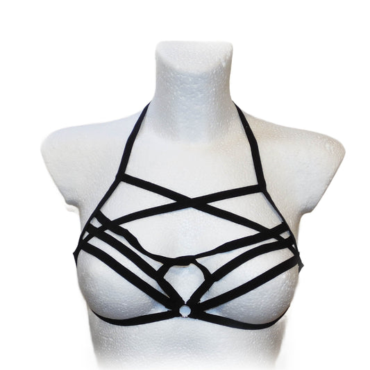 Bras Black Harness