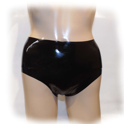 Latex Female Slip Schwarz extra heiß - 0,3 mm