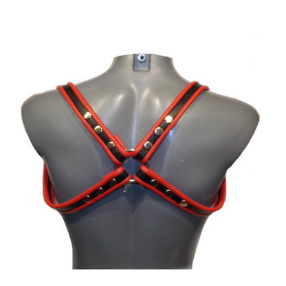 ROTER BODY HALFTERGURT FÜR MÄNNER ECHTLEDER