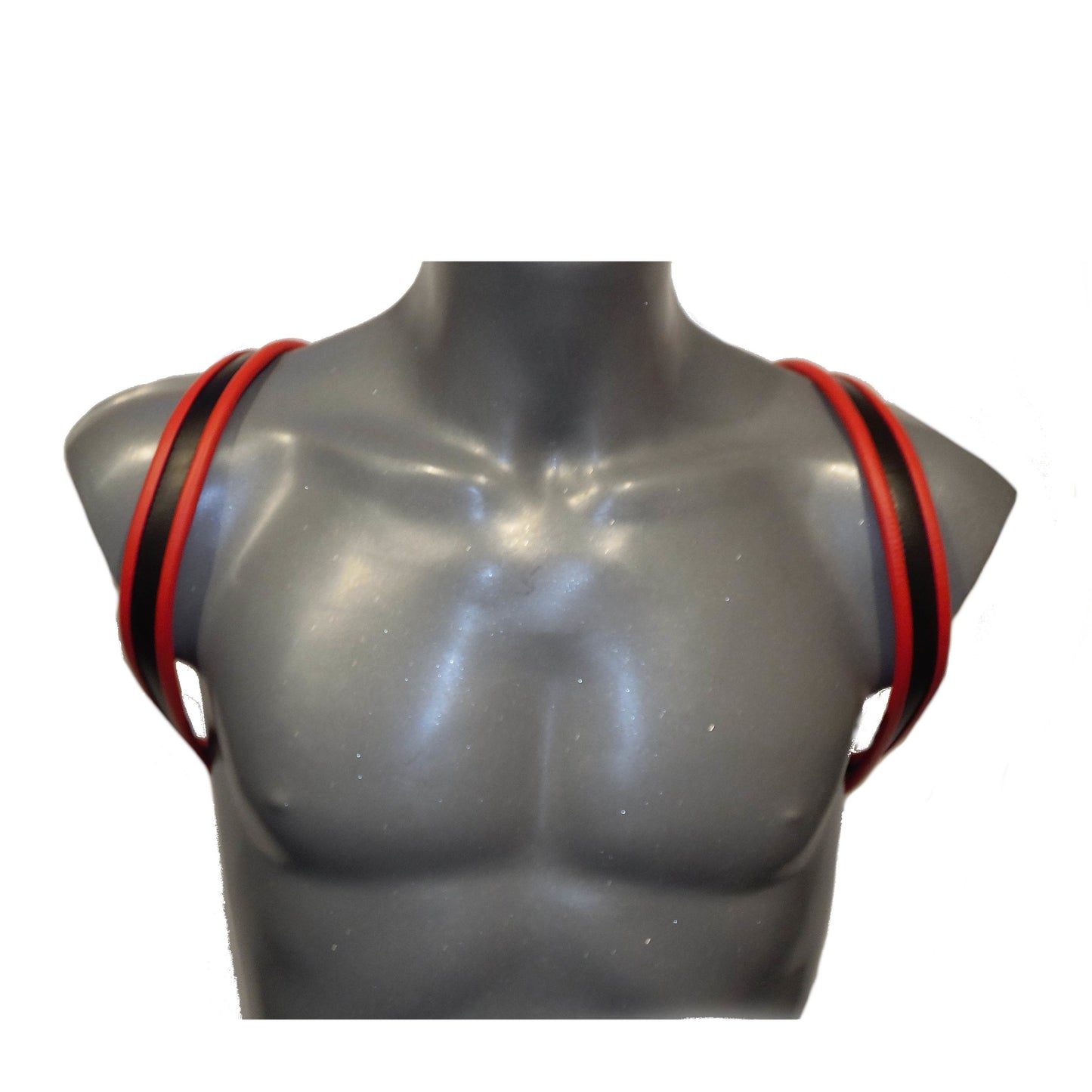 ROTER BODY HALFTERGURT FÜR MÄNNER ECHTLEDER