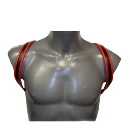 ROTER BODY HALFTERGURT FÜR MÄNNER ECHTLEDER