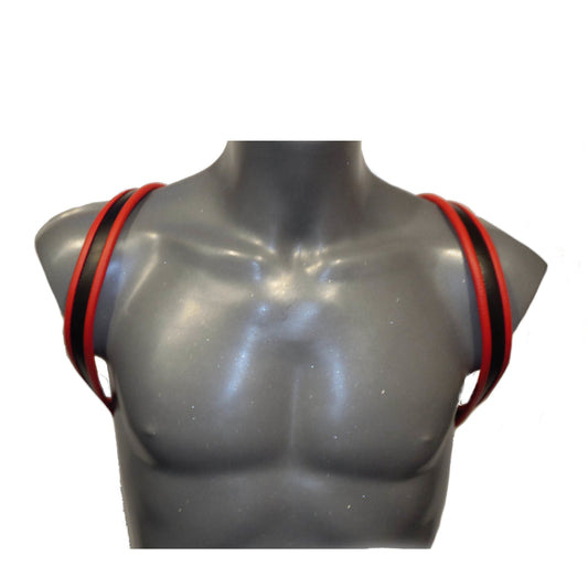 ROTER BODY HALFTERGURT FÜR MÄNNER ECHTLEDER