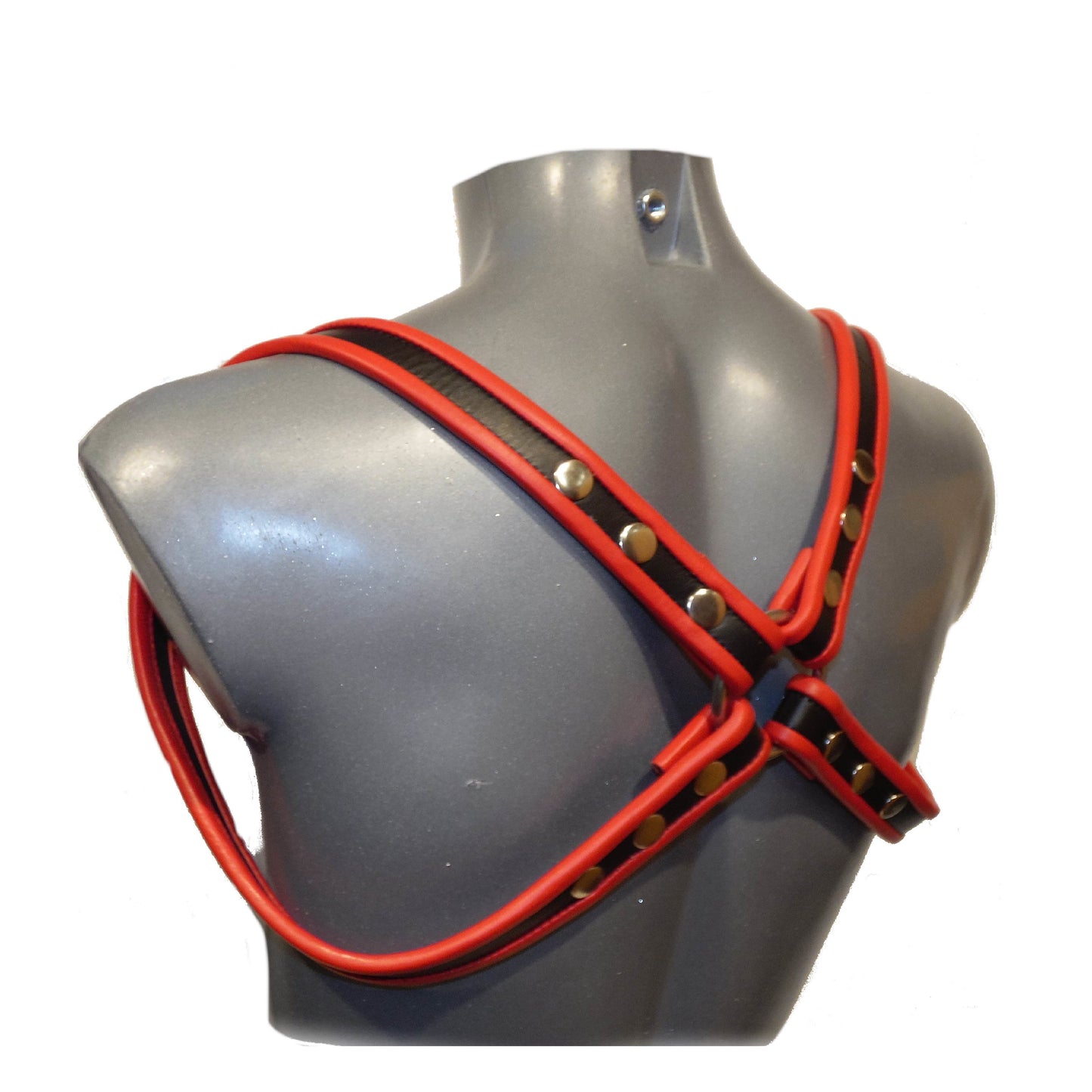 ROTER BODY HALFTERGURT FÜR MÄNNER ECHTLEDER