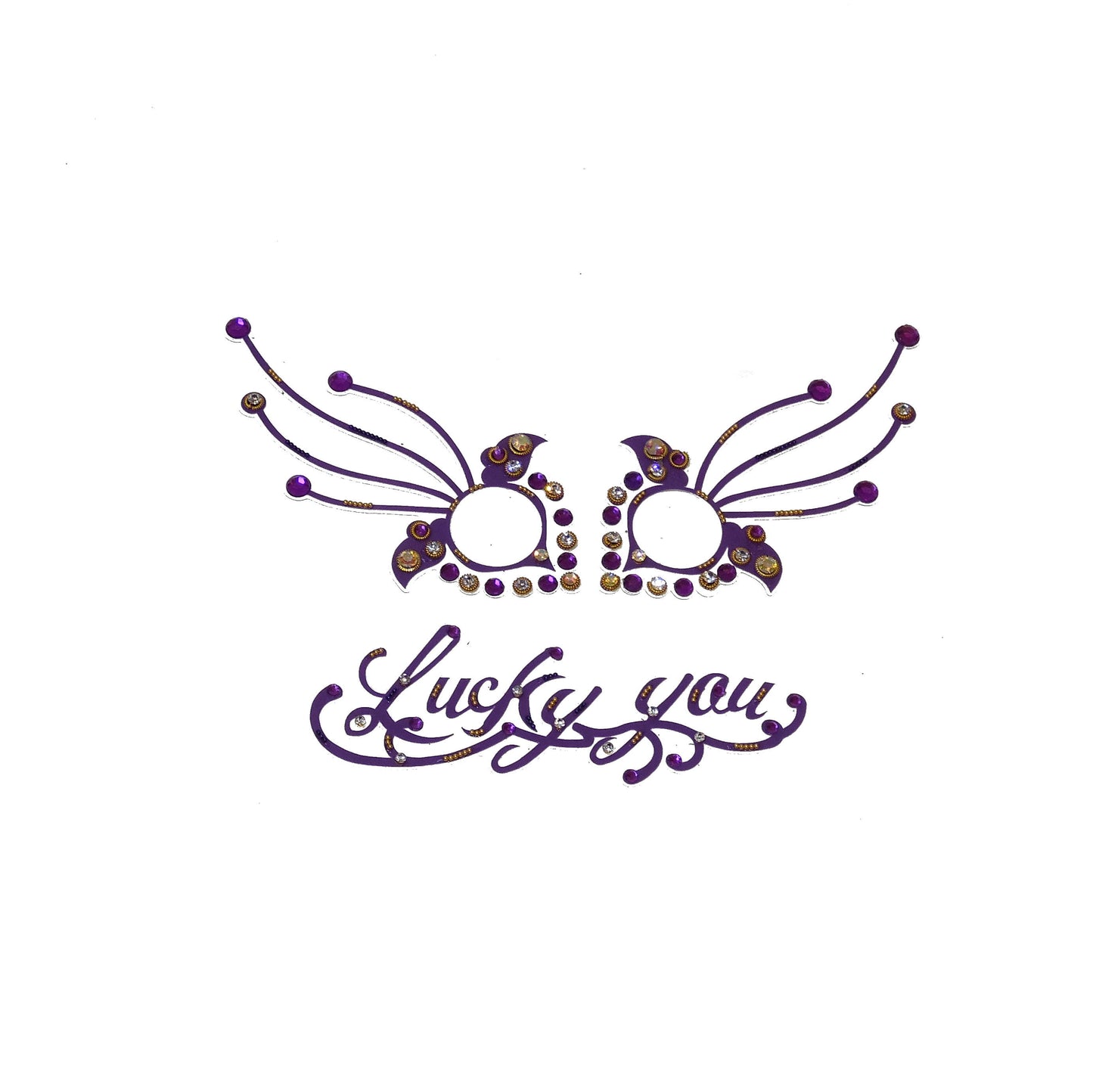 Nipple cover stickers, set of 3, for breast and pubic area