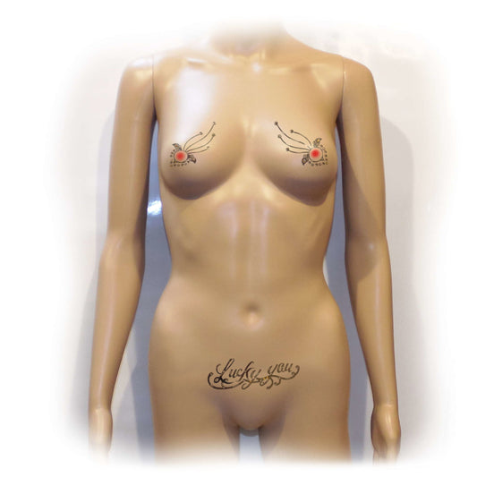 Nippelcover Aufkleber Lucky me