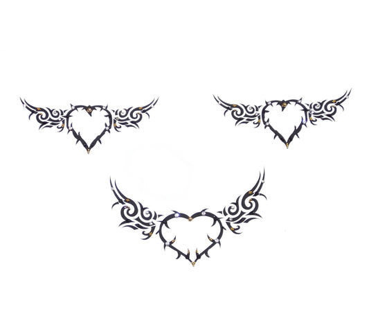 Nippelcover Aufkleber 3-er Set Brust und Schambein