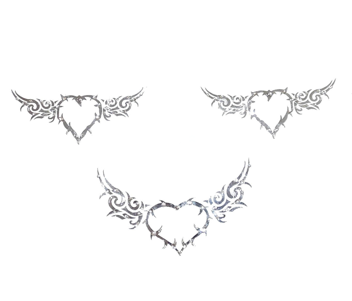 Nippelcover Aufkleber 3-er Set Brust und Schambein