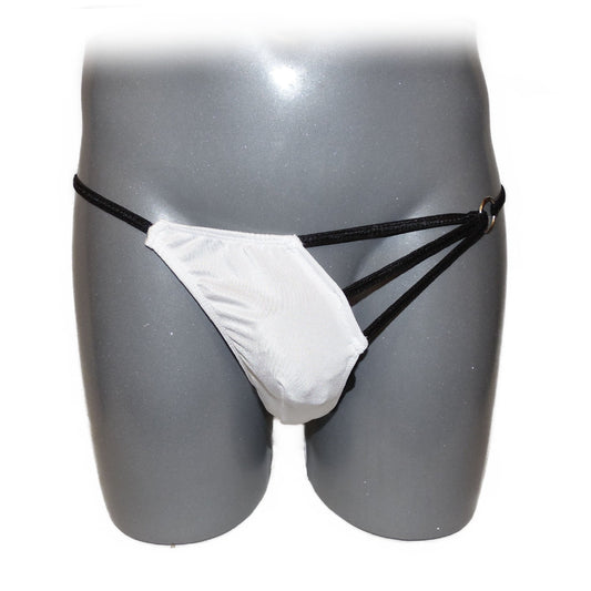 Asymmetrischer- Slip - Das erotische Etwas - Schwarz/Weiss