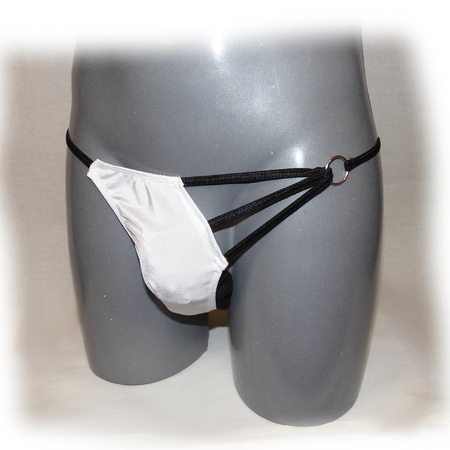 Asymmetrischer- Slip - Das erotische Etwas - Schwarz/Weiss