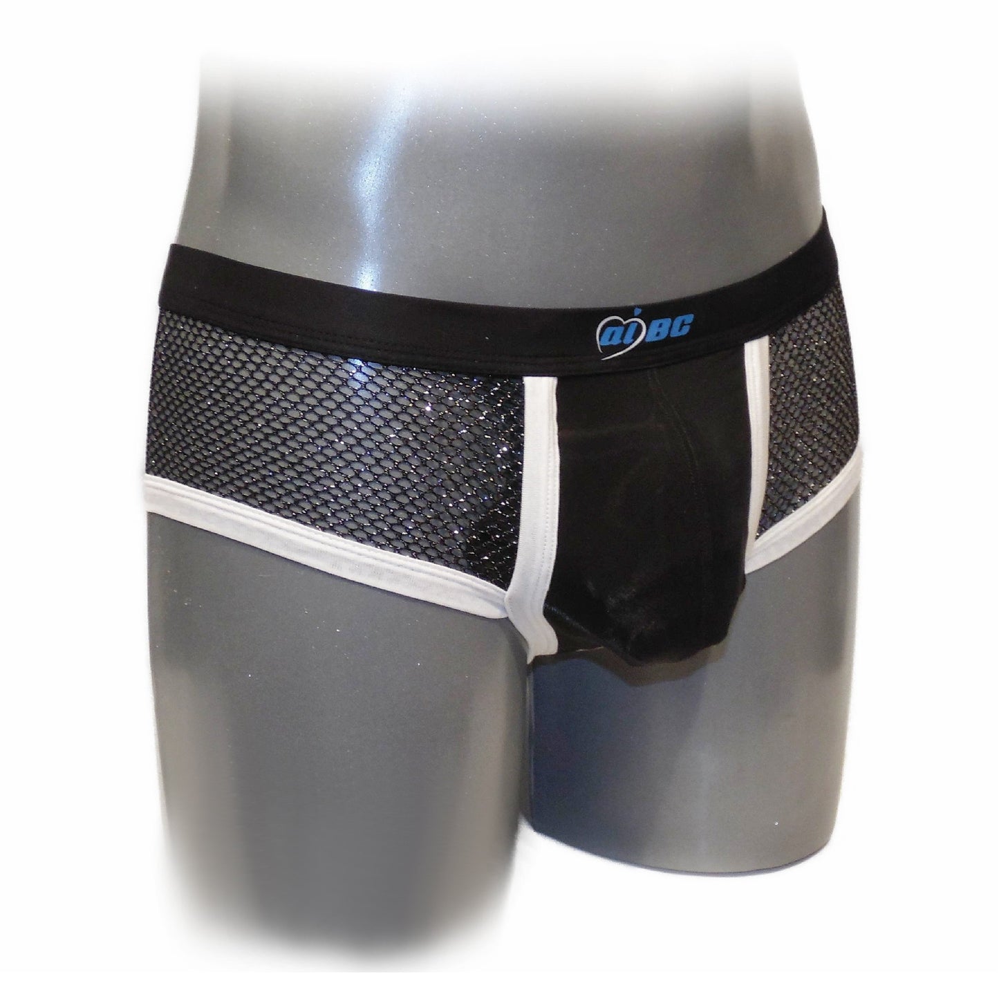 Boxer Shorts Mesh mit glitzernden Fasern