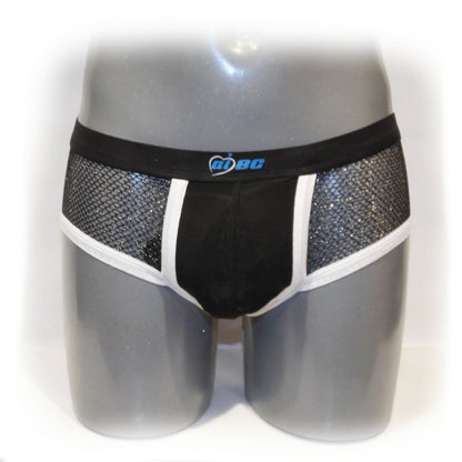 Boxer Shorts Mesh mit glitzernden Fasern