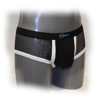 Boxer Shorts Mesh mit glitzernden Fasern
