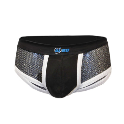 Boxer Shorts Mesh mit glitzernden Fasern