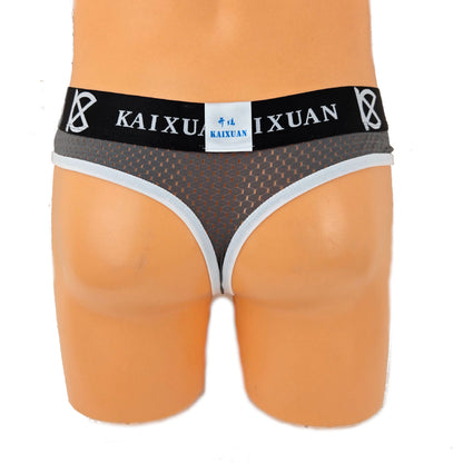 String for men bedrucktem Bund und Beutel zum öffnen