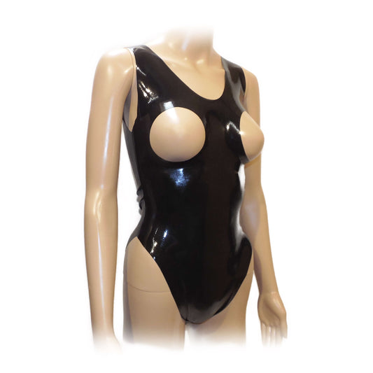 Latex Female Body Schwarz - 0,3 mm