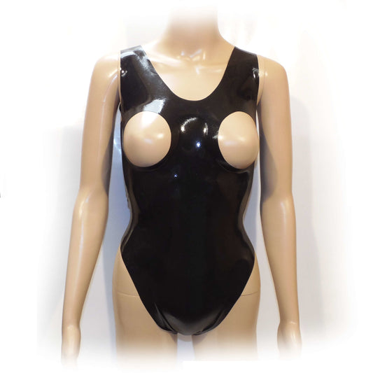 Latex Female Body Schwarz - 0,3 mm