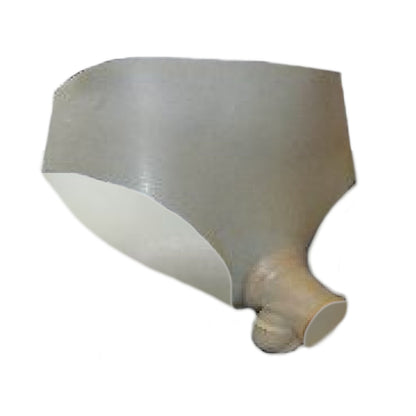 Latex Hose mit Frontöffnung 4cm und Hodensack