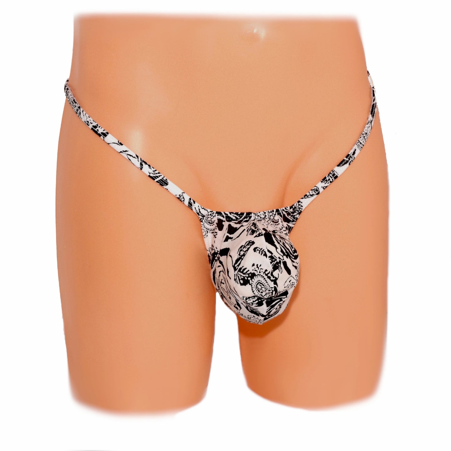 Mens thong bulge pouch thong