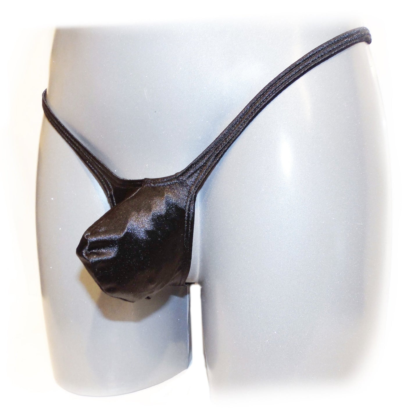 Mens thong bulge pouch thong