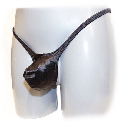 Mens thong bulge pouch thong